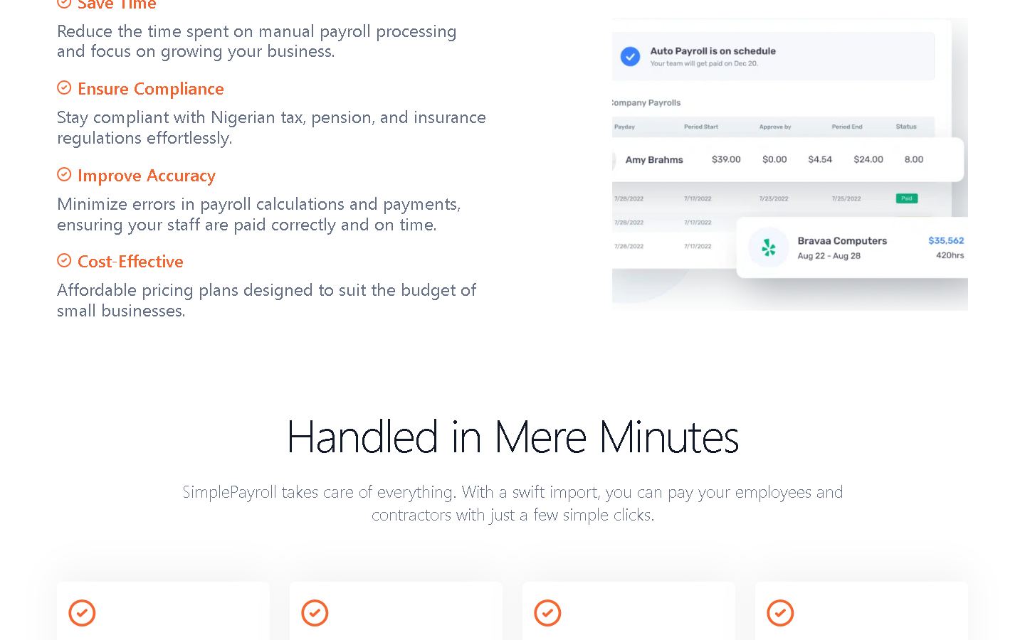 Simple Payroll screen 3