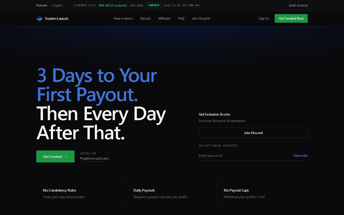 Traders Launch Reimagined screen 1